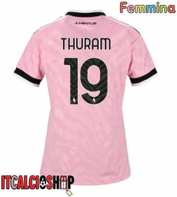 Juventus Khephren Thuram #19 Seconda Maglia Femmina 2026-27 Manica Corta Juventus Khephren Thuram #19 Seconda Maglia Femmina 2026-27 Manica Corta